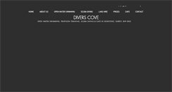 Desktop Screenshot of diverscove.co.uk